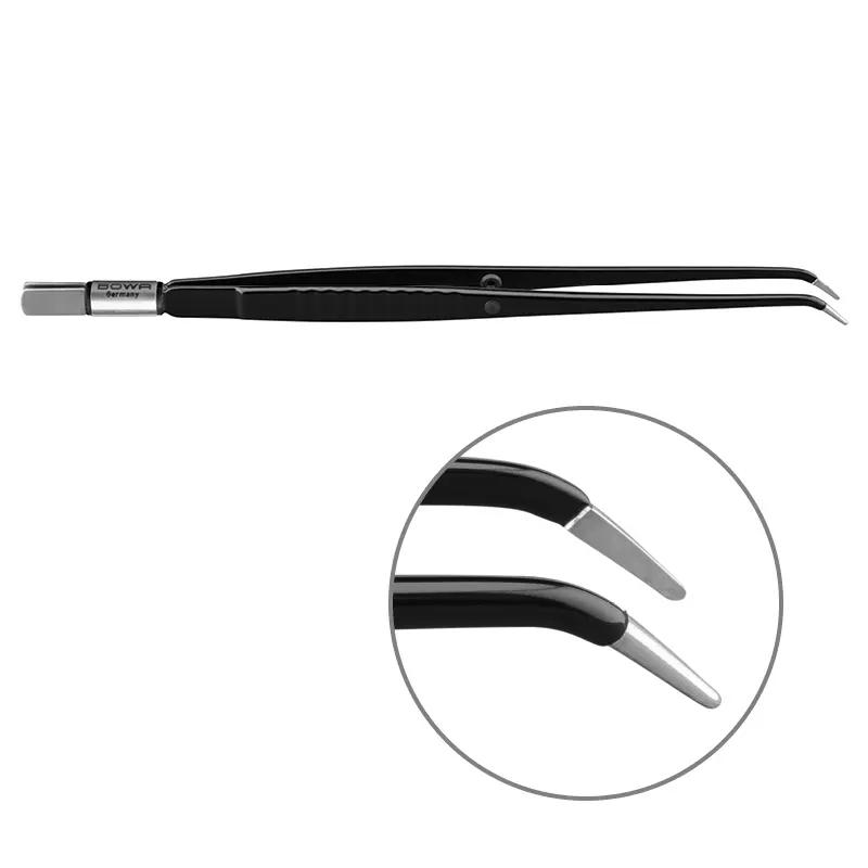 Біполярний пінцет, вигнутий, 195 мм, 8 мм x 1 мм. BOWA-electronic GmbH & Co. KG